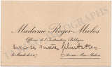 Roger-Miclos, Marie-Aimee - Set of 4 Autograph Letters Signed