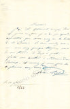 Taglioni, Marie - Autograph Letter Signed 1844