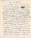 Ravel, Maurice - Autograph Letter Signed 1916