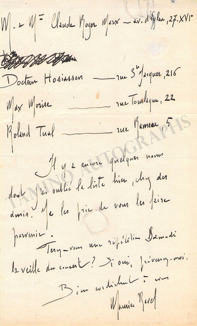 Autograph Note Signed (1916)