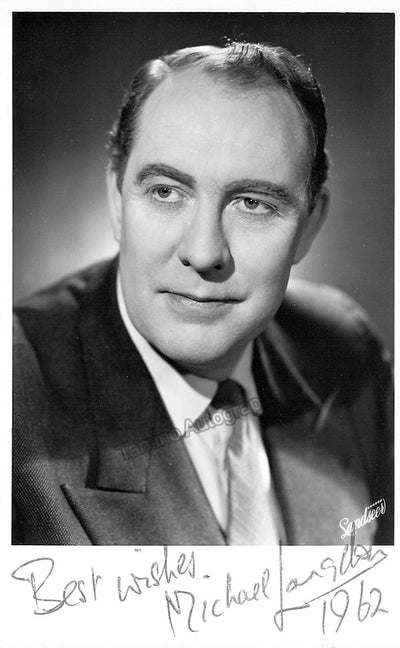LANGDON, Michael (Various Autographs)