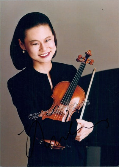 With violin