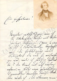 Meyerbeer, Giacomo - Letter Signed by his Wife Minna Meyerbeer