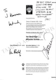 Uchida, Mitsuko - Bostridge, Ian - Signed Program London 2005