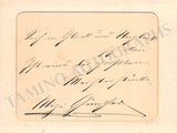 Gunther, Mitzi - Autograph Note Signed