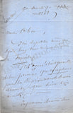 Levasseur, Nicolas - Autograph Letter Signed 1857 & Print