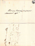 Nicolo (Nicolas Isouard) - Autograph Letter Signed