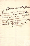 Nicolo (Nicolas Isouard) - Autograph Letter Signed