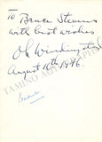 Windingstad, Ole - Signed Photograph 1946