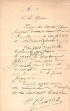 Gravollet, Paul - Set of 3 Autograph Letter Signed