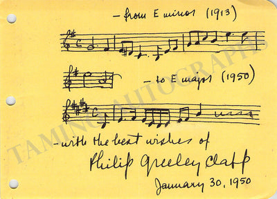 Philip Greeley Clapp (1950)