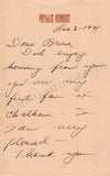 Kennedy, Phyllis - Autograph Note Signed 1941