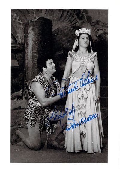 Alarie, Pierette - Simoneau, Leopold - Double Signed Photograph
