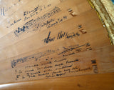 Puccini, Giacomo - Caruso, Enrico - Grieg, Edvard - Strauss, Richard and many more - Large Signed Fan