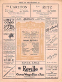 Royal Opera House Covent Garden - Set of 21 Opera Programs 1925-1937