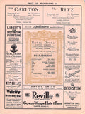 Royal Opera House Covent Garden - Set of 21 Opera Programs 1925-1937