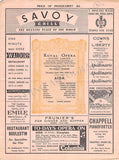 Royal Opera House Covent Garden - Set of 21 Opera Programs 1925-1937