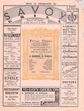 Royal Opera House Covent Garden - Set of 21 Opera Programs 1925-1937