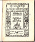 Imperial Russian Ballet - Season Program ROH 1911