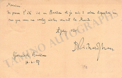 Autograph Note Signed (1908)