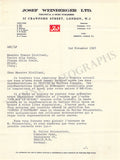 Toeman, Richard - Typed Letter Signed 1965