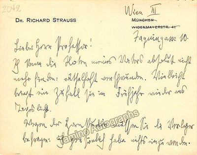 Autograph Note Signed (1941)