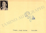 Vallee, Rudy - Signed Postcard