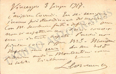 Autograph Letter Signed (1917)