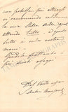 Manzocchi, Salvatore Auteri - Autograph Letter Signed