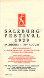 Salzburg Festspiele - Lot of 36 Festival Program Brochures 1926-1949