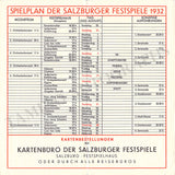 Salzburg Festspiele - Lot of 36 Festival Program Brochures 1926-1949