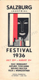 Salzburg Festspiele - Lot of 36 Festival Program Brochures 1926-1949