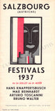 Salzburg Festspiele - Lot of 36 Festival Program Brochures 1926-1949