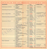 Salzburg Festspiele - Lot of 36 Festival Program Brochures 1926-1949