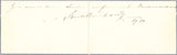 Berndhardt, Sarah - Autograph Note Signed 1910