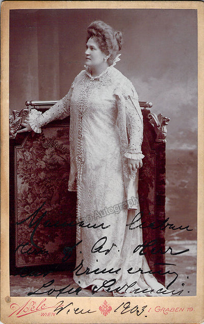 Sedlmair, Sofia - Signed Cabinet Photograph