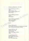 Richter, Sviatoslav - Set of 2 Unsigned Concert Programs Salzburg