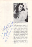 Toumanova, Tamara - Signed Program Teatro Colon 1961