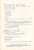 Toumanova, Tamara - Signed Program Teatro Colon 1961