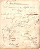 Viardot, Pauline - Grisi, Giulia - Tamberlik, Enrico & Others - Signed Album Page 1850