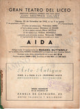 Gran Teatro del Liceu - Collection of 36 Vintage Unsigned Programs
