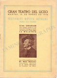 Gran Teatro del Liceu - Collection of 36 Vintage Unsigned Programs