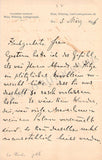 Leschetizky, Theodor - Autograph Letter Signed 1896