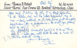 Pitfield, Thomas - Autograph Note Signed 1966