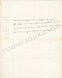 Sauvage, Thomas - Set of 2 Autograph Letters Signed 1863