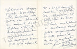 O'Connor, Una - Autograph Letter Signed 1950