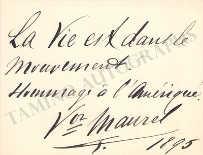 Signed Card (1895)