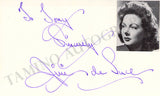 Actors & Actresses - Lot of 100+ Signed Cards