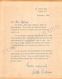 Alcock, Walter Galpin - Set of 3 Signed Autographs & Book