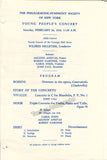 Pelletier, Wilfred - Signed Program New York 1954